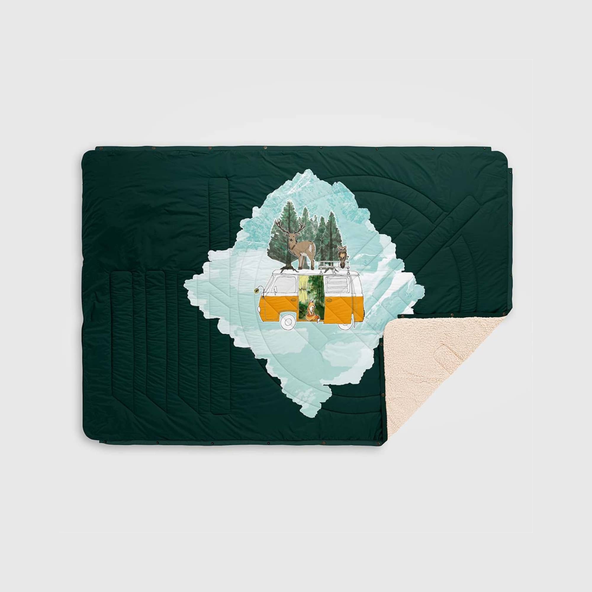 VOITED Stay cozy Anywhere Versatile Warm Blankets Vanilla Icedream