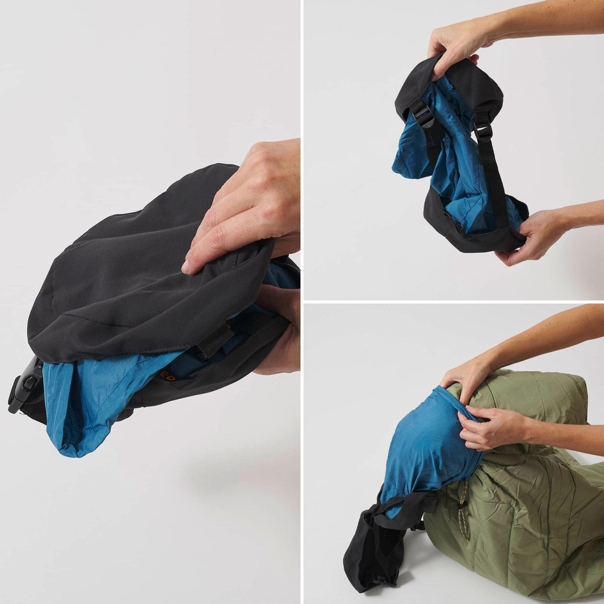 VOITED Travel Compression Bags to Reduce Volume & Save Space - Blue ...