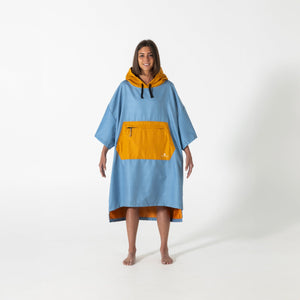 VOITED Micro Fleece Poncho - Mountain Spring/Sundial