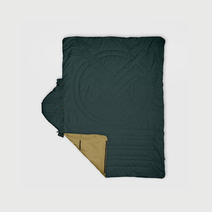 VOITED Recycled Ripstop Travel Blanket - Green Gabels / Dusty Sand