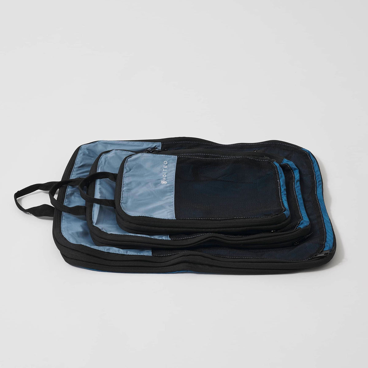 VOITED Travel Packing Cubes - Mountain Spring/Blue Steel