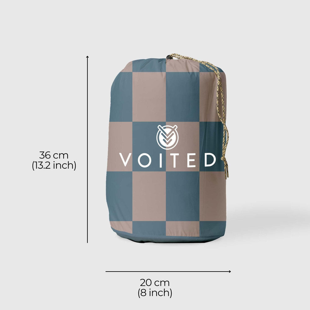 VOITED CloudTouch® Indoor/Outdoor Camping Blanket - Blue Dancer