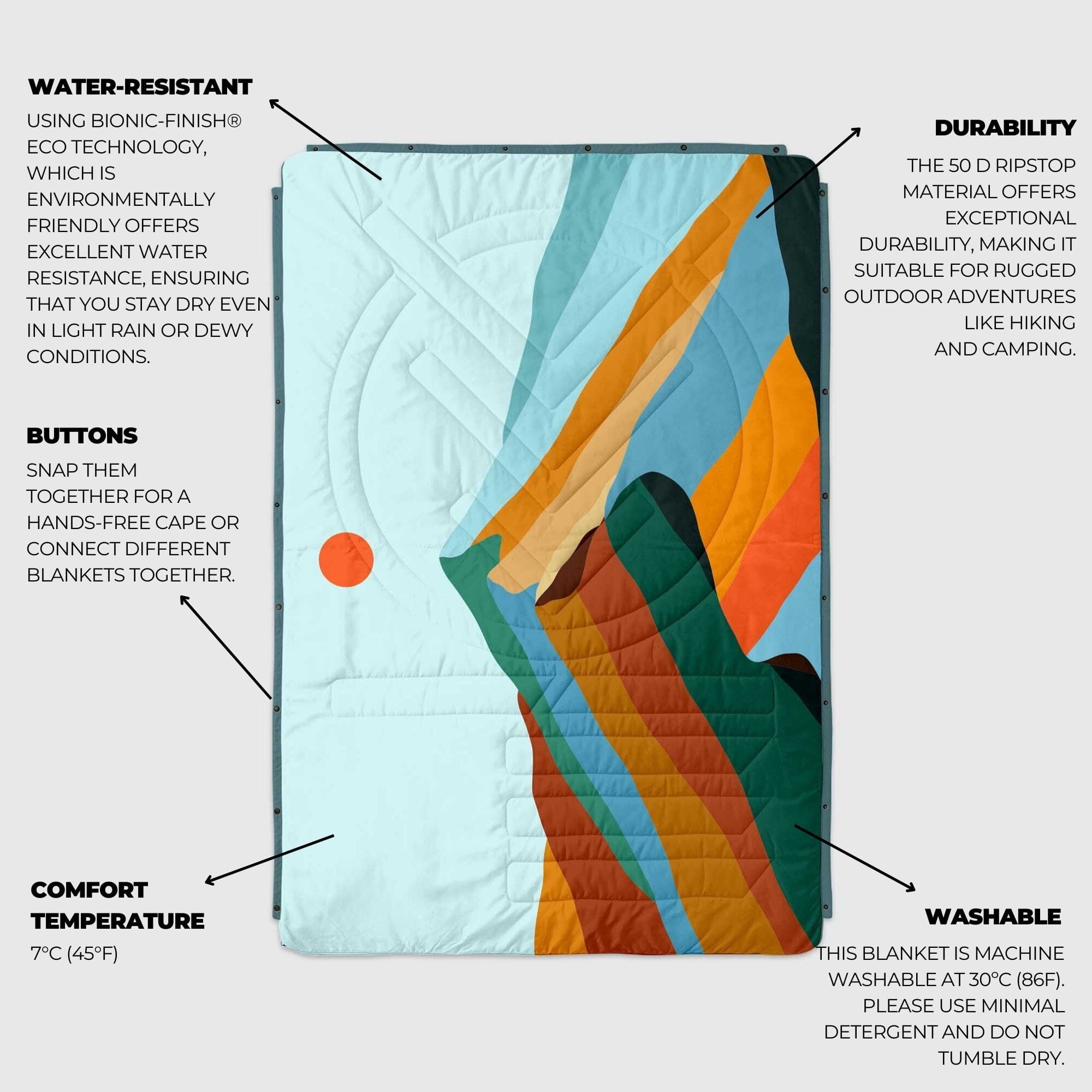 Voited CloudTouch Outdoor Blanket - Thumbnail 4