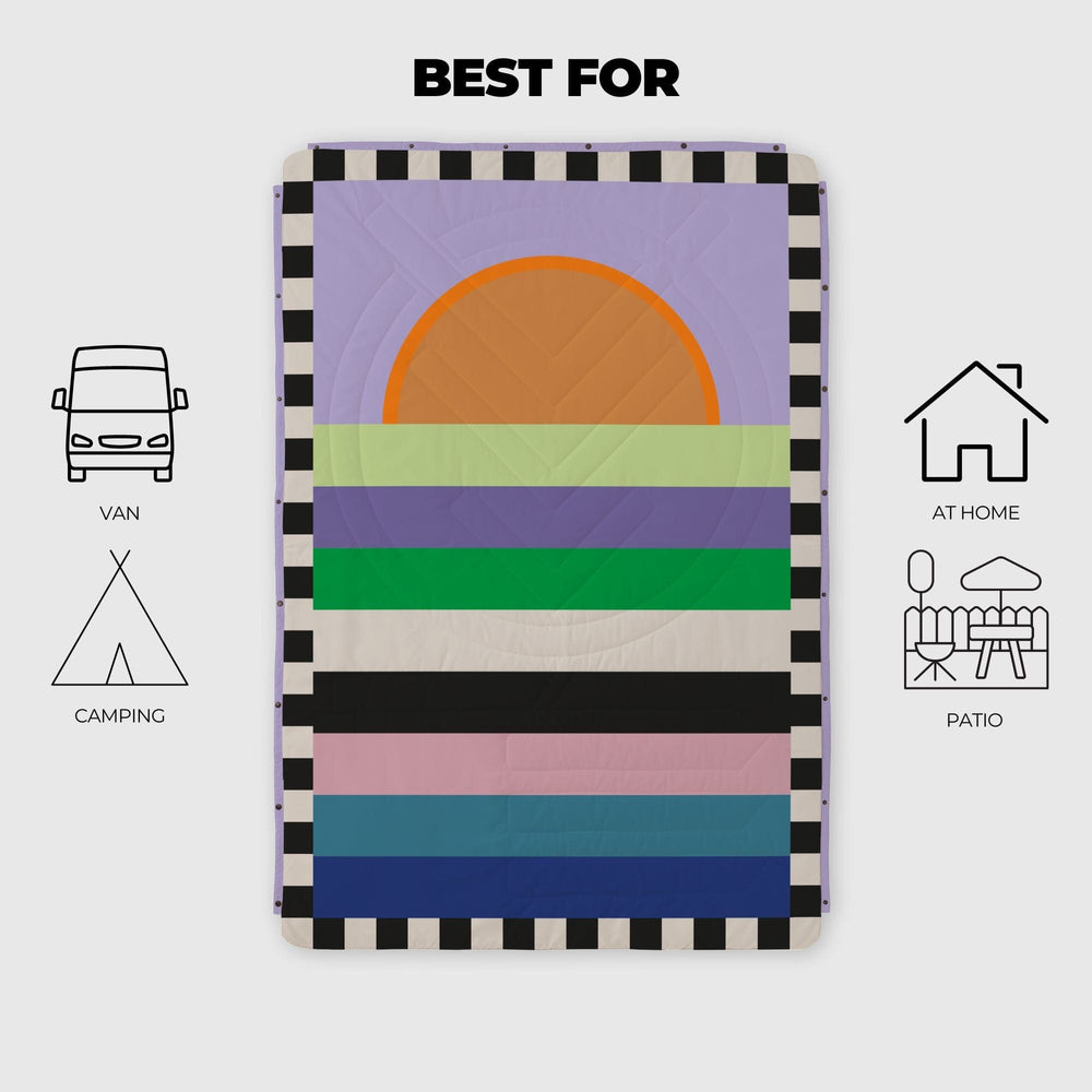 VOITED CloudTouch® Indoor/Outdoor Camping Blanket - Easy Sundaze