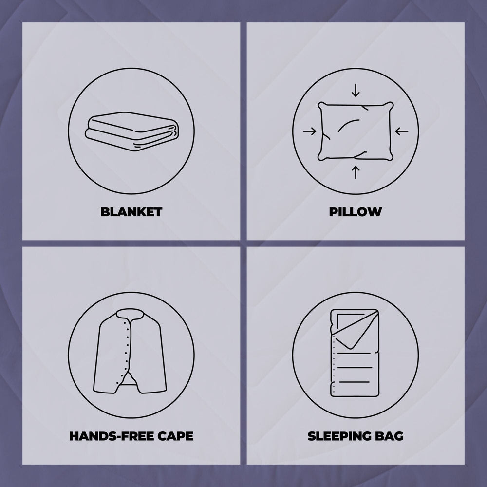 VOITED CloudTouch® Indoor/Outdoor Camping Blanket - Future Dusk