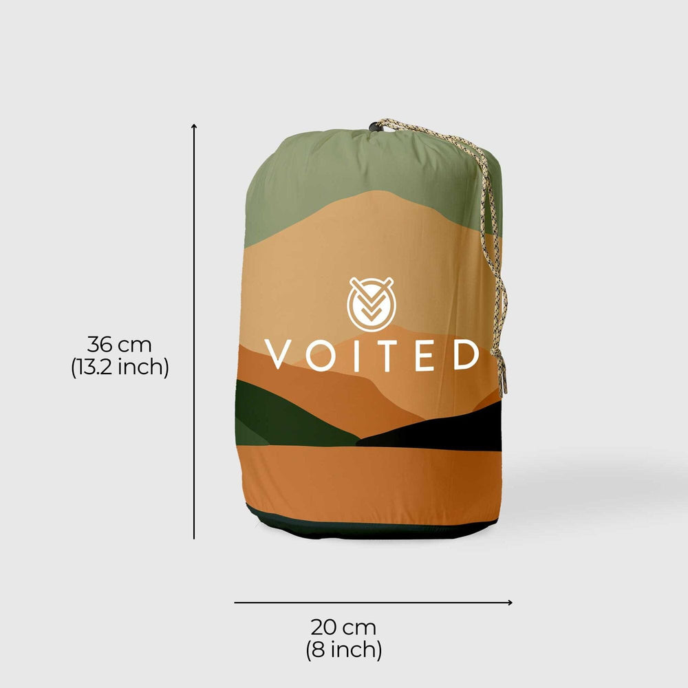 VOITED CloudTouch® Indoor/Outdoor Camping Blanket - Jasper / Tree Green