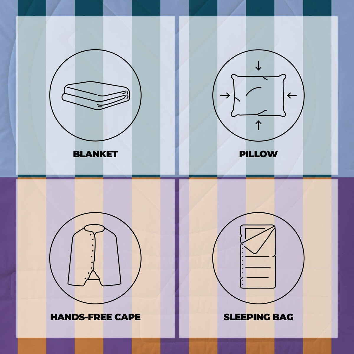 VOITED CloudTouch® Indoor/Outdoor Camping Blanket - Poolside