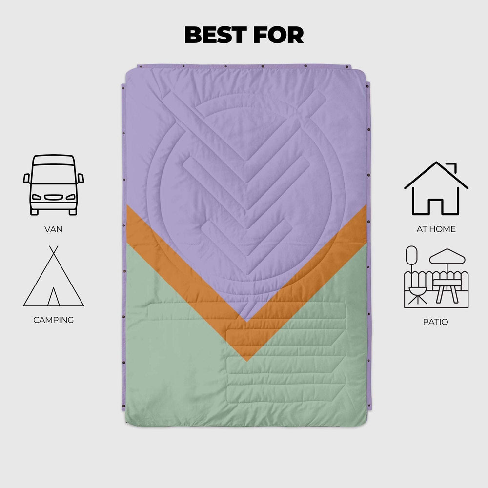 VOITED CloudTouch® Indoor/Outdoor Camping Blanket - Spring Break