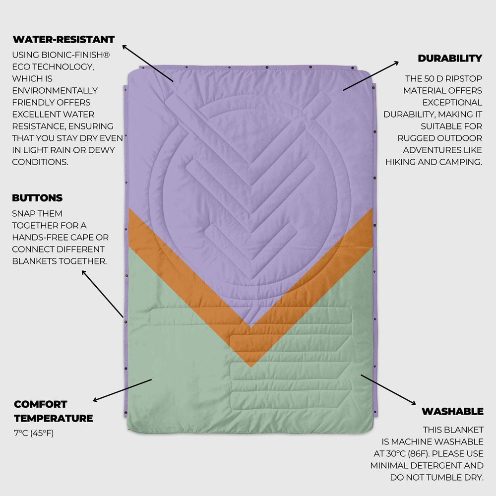 VOITED CloudTouch® Indoor/Outdoor Camping Blanket - Spring Break
