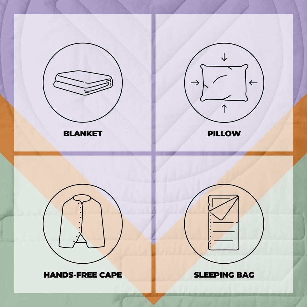 VOITED CloudTouch® Indoor/Outdoor Camping Blanket - Spring Break