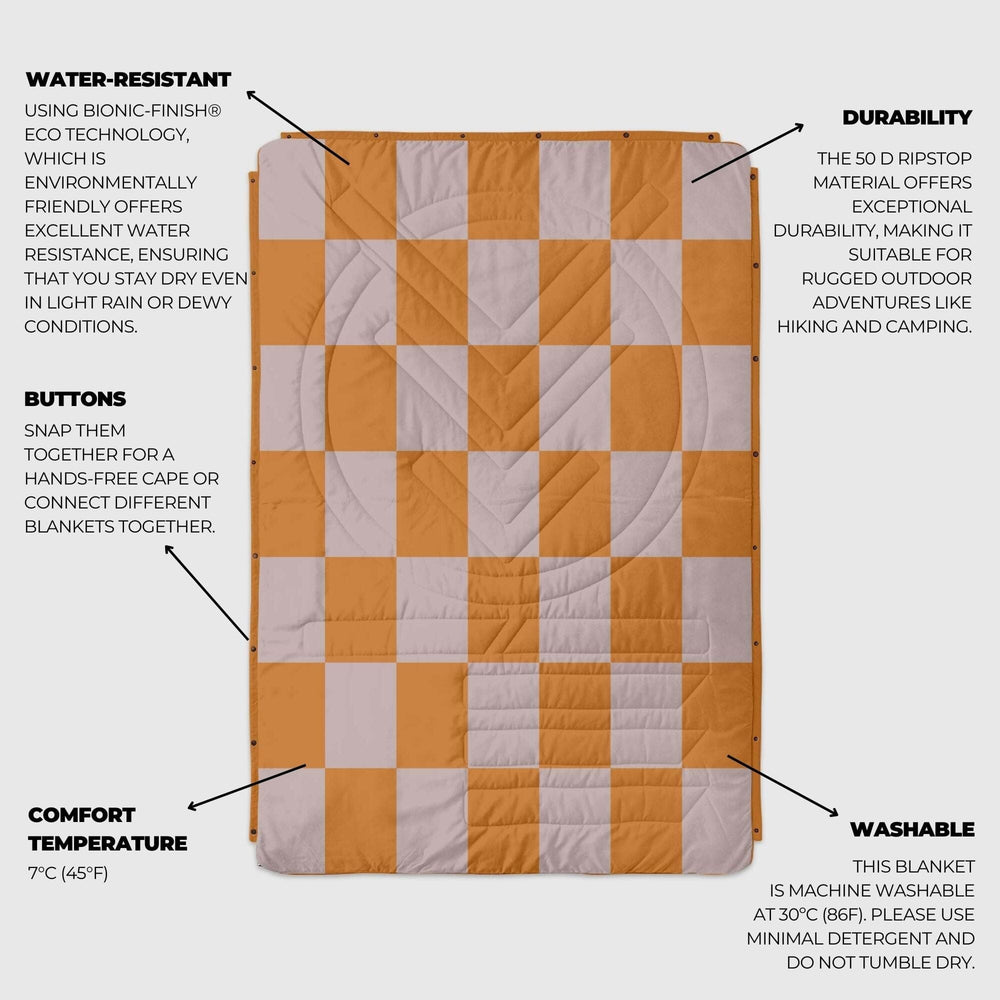 VOITED CloudTouch® Indoor/Outdoor Camping Blanket - Suns Out