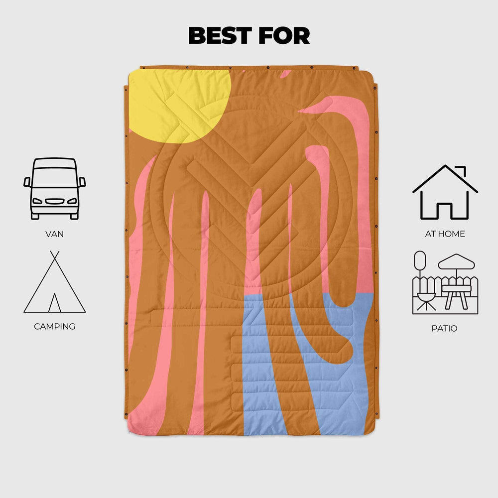 VOITED CloudTouch® Indoor/Outdoor Camping Blanket - Take Me South