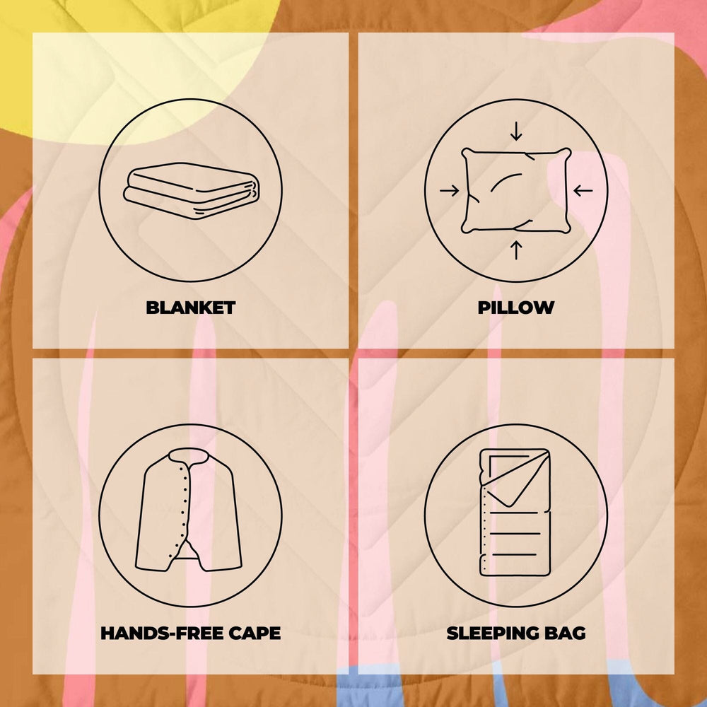 VOITED CloudTouch® Indoor/Outdoor Camping Blanket - Take Me South