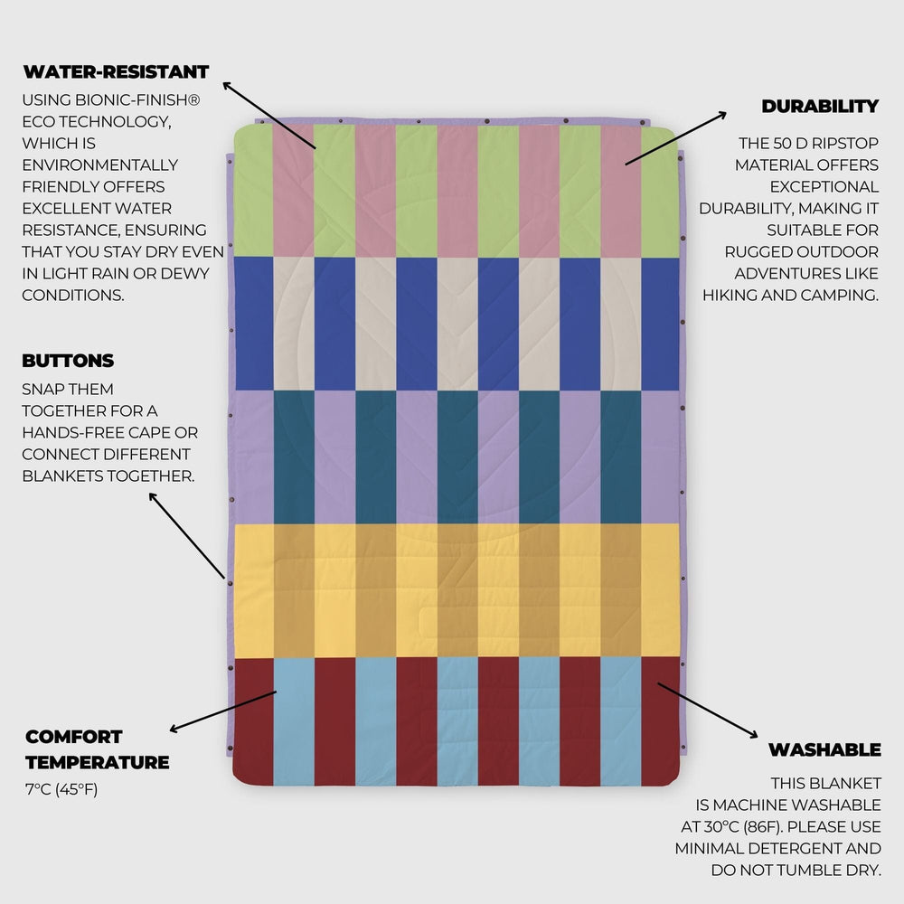 VOITED CloudTouch® Indoor/Outdoor Camping Blanket - Terra