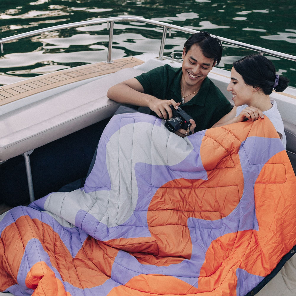 VOITED CloudTouch® Indoor/Outdoor Camping Blanket - Tide