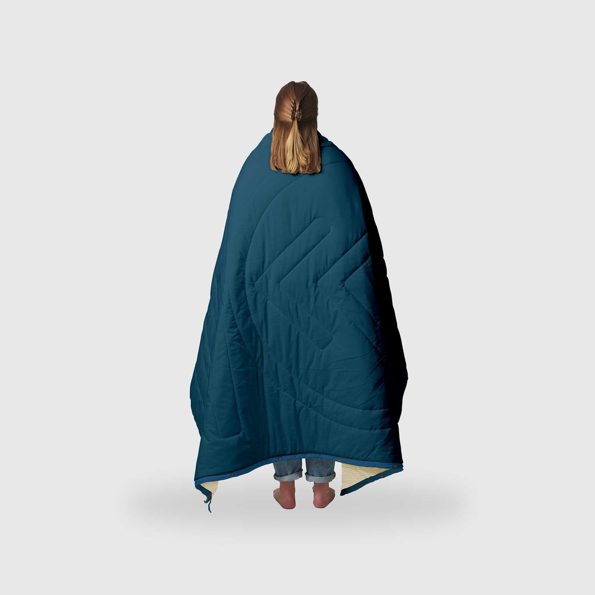 VOITED CloudTouch® Indoor/Outdoor Camping Blanket - Blue Steel
