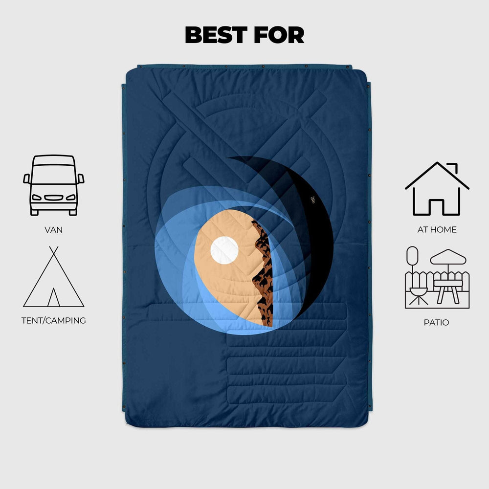 VOITED CloudTouch® Indoor/Outdoor Camping Blanket - Lens