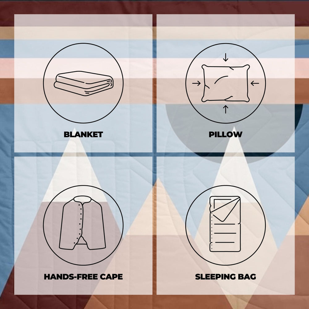 VOITED CloudTouch® Indoor/Outdoor Camping Blanket - Monadnock Two