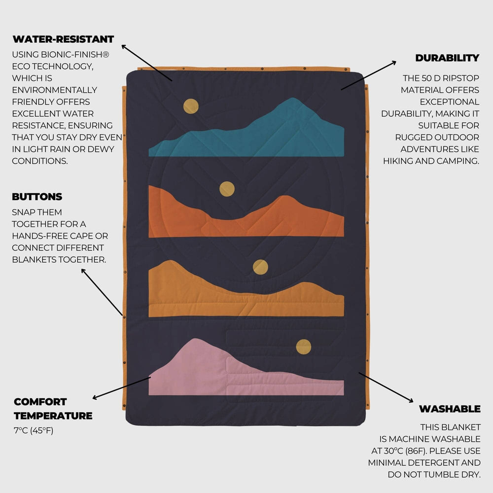 VOITED CloudTouch® Indoor/Outdoor Camping Blanket - Trailtrekker