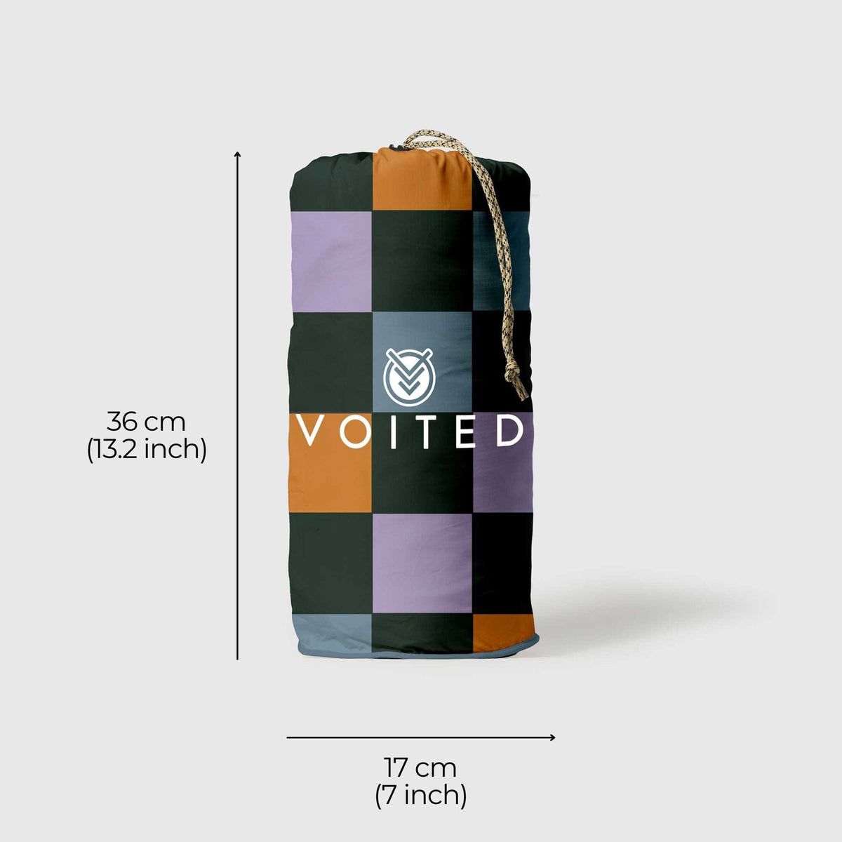 VOITED Fleece Outdoor Camping Blanket - Cheeckers