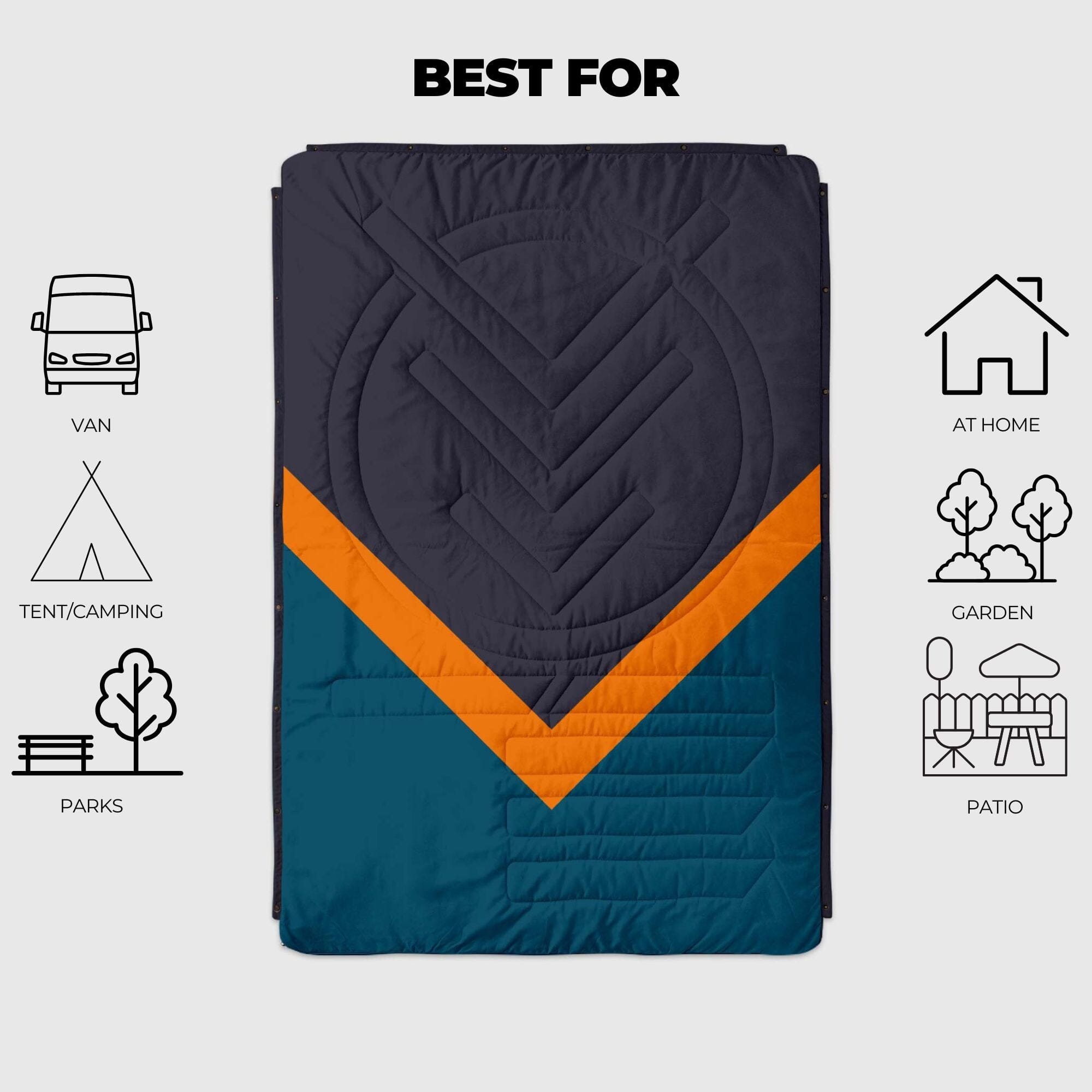 Voited Fleece Camping Blanket