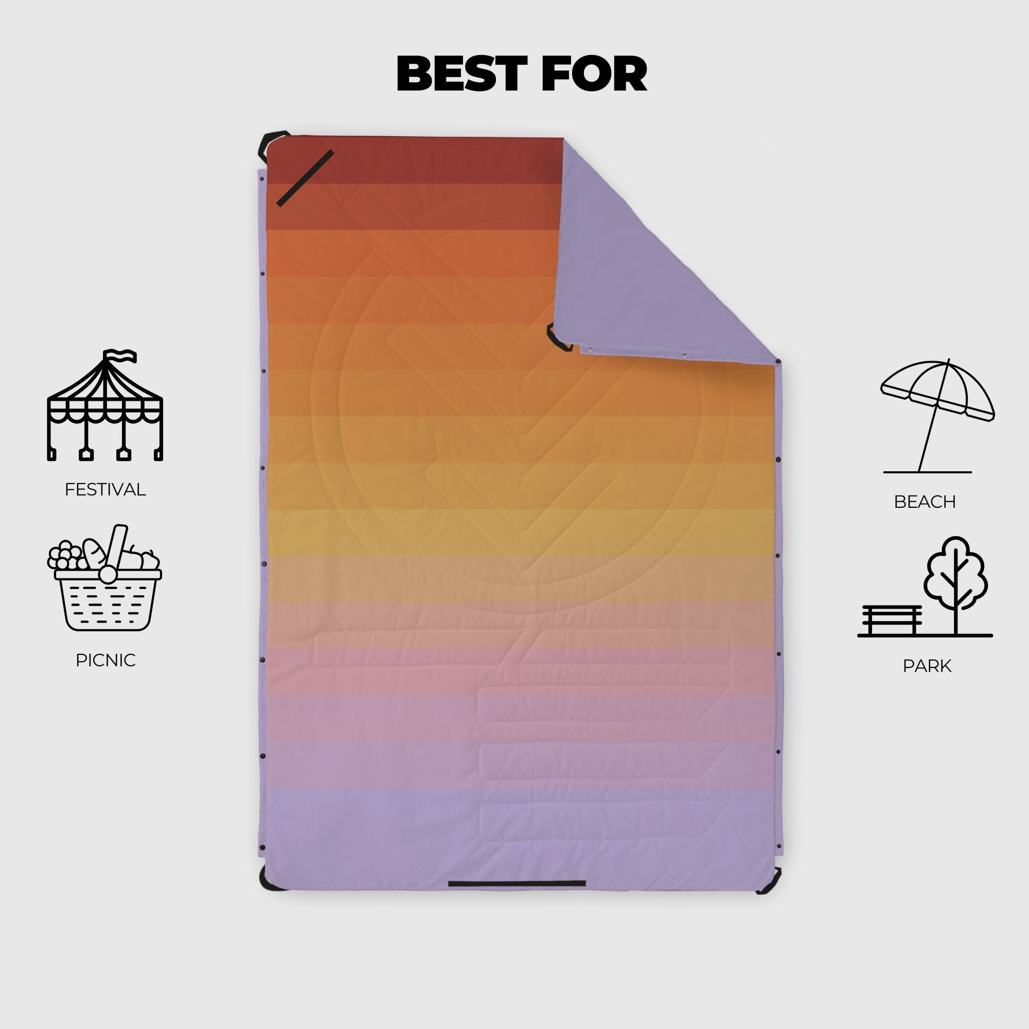 Voited Picnic & Beach Blanket - Thumbnail 3