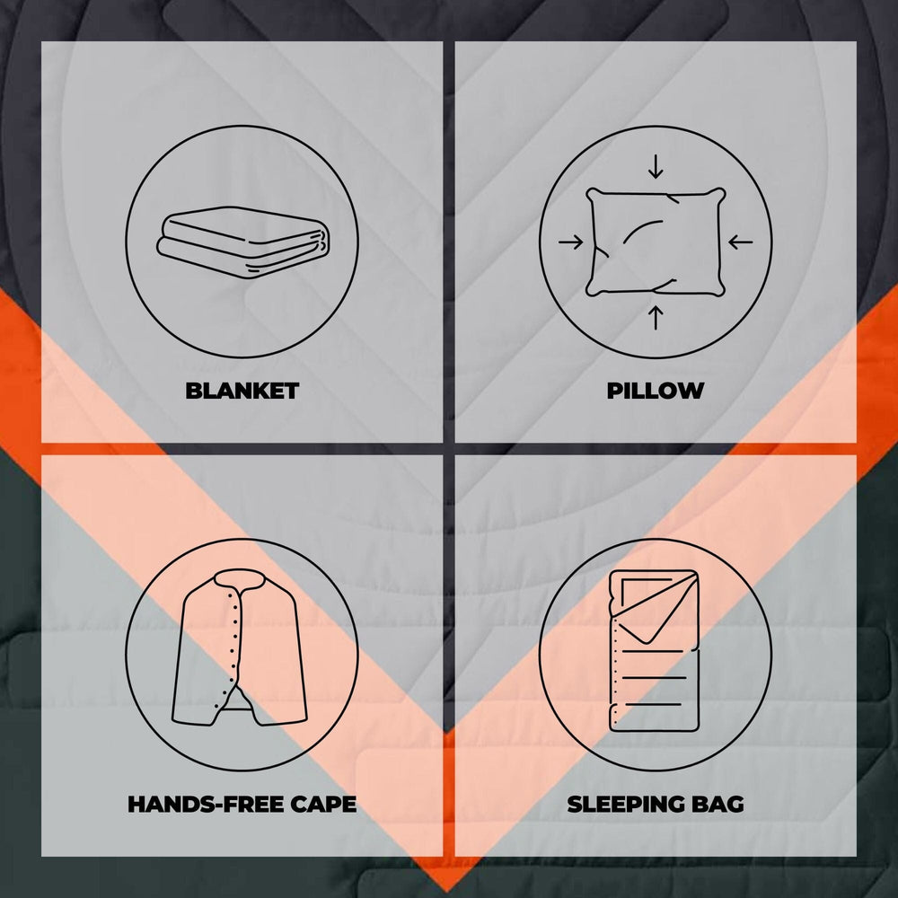 VOITED Recycled Ripstop Outdoor Camping Blanket - Cabin