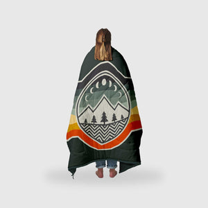 VOITED Recycled Ripstop Outdoor Camping Blanket - Camp Vibes / Greengabel