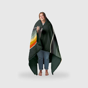 VOITED Recycled Ripstop Outdoor Camping Blanket - Camp Vibes / Greengabel