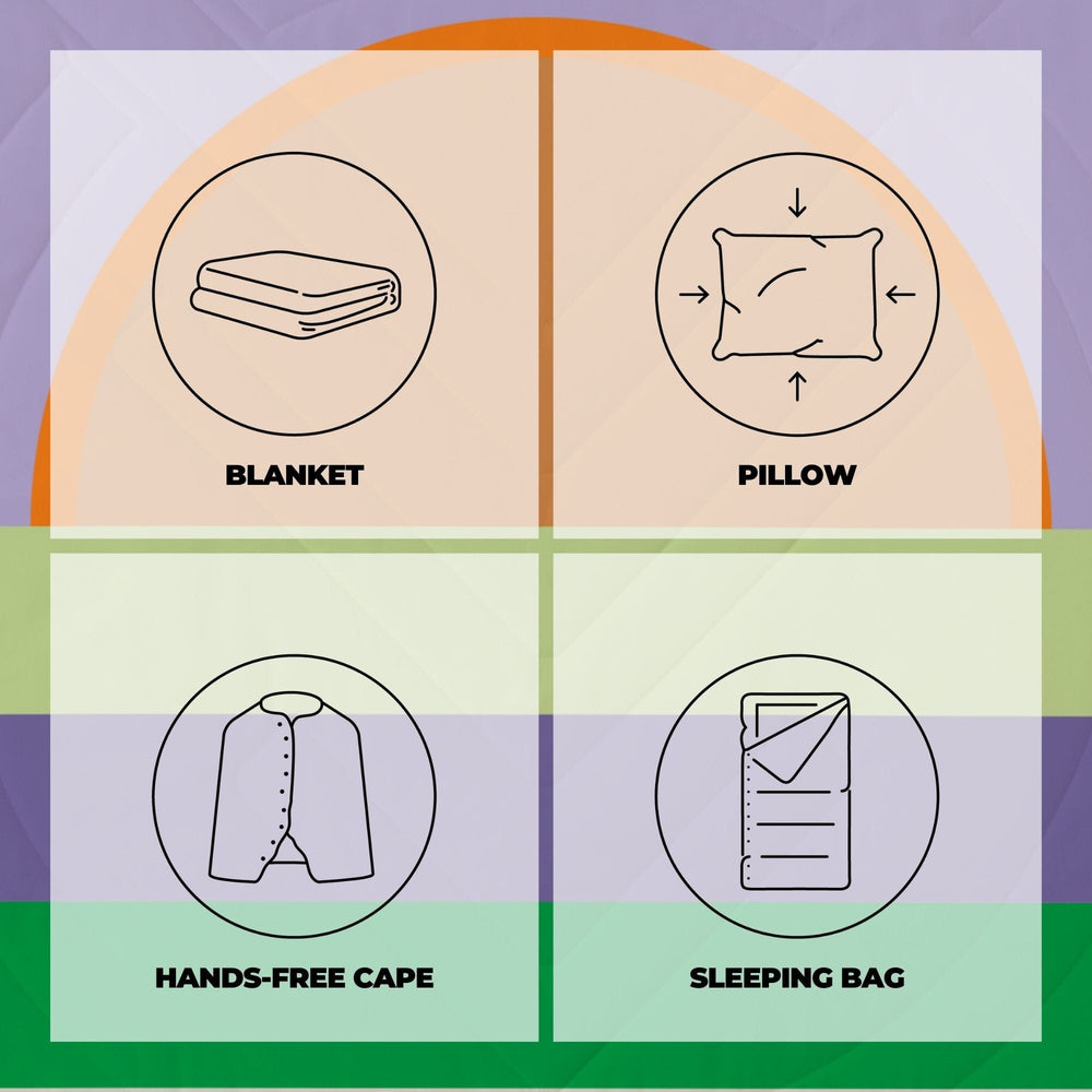 VOITED Recycled Ripstop Outdoor Camping Blanket - Easy Sundaze