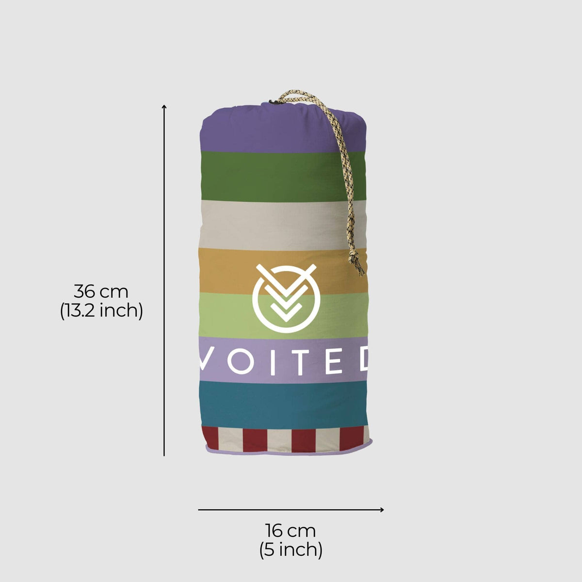 VOITED Recycled Ripstop Outdoor Camping Blanket - Moon River