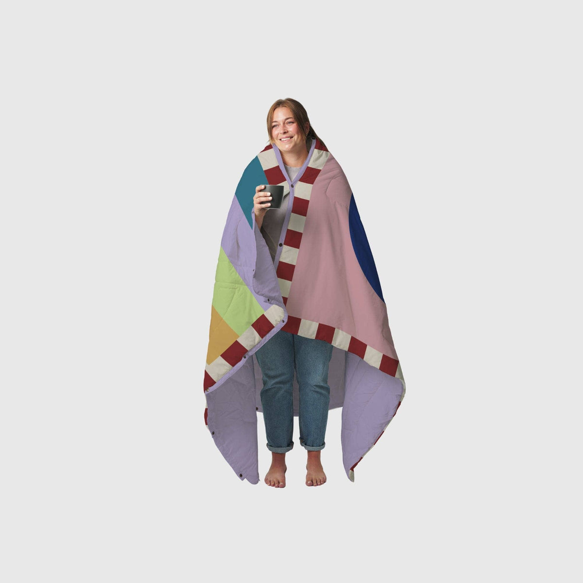 VOITED Recycled Ripstop Outdoor Camping Blanket - Moon River