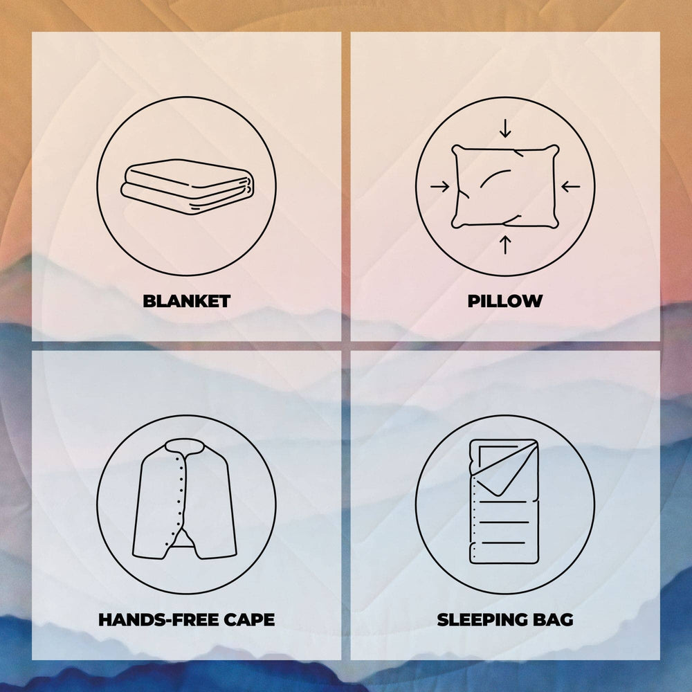 VOITED Recycled Ripstop Outdoor Camping Blanket -Nomadsland