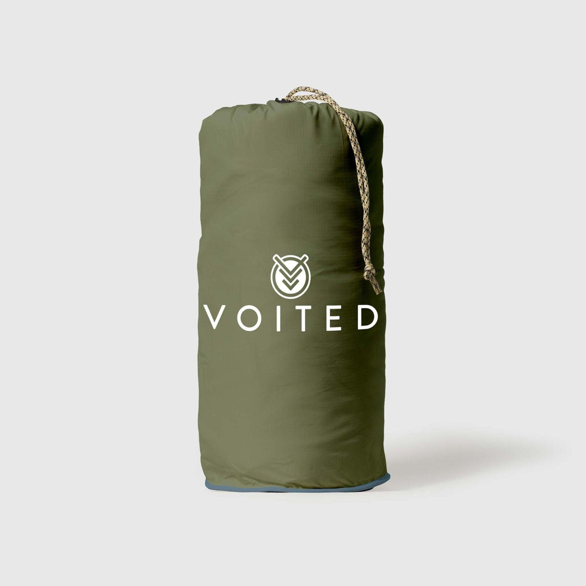 VOITED Recycled Ripstop Outdoor Camping Blanket - Olive/Mountain Spring