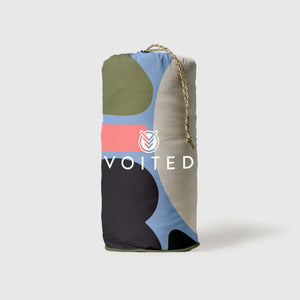 VOITED Recycled Ripstop Outdoor Camping Blanket - Playtime/Olive