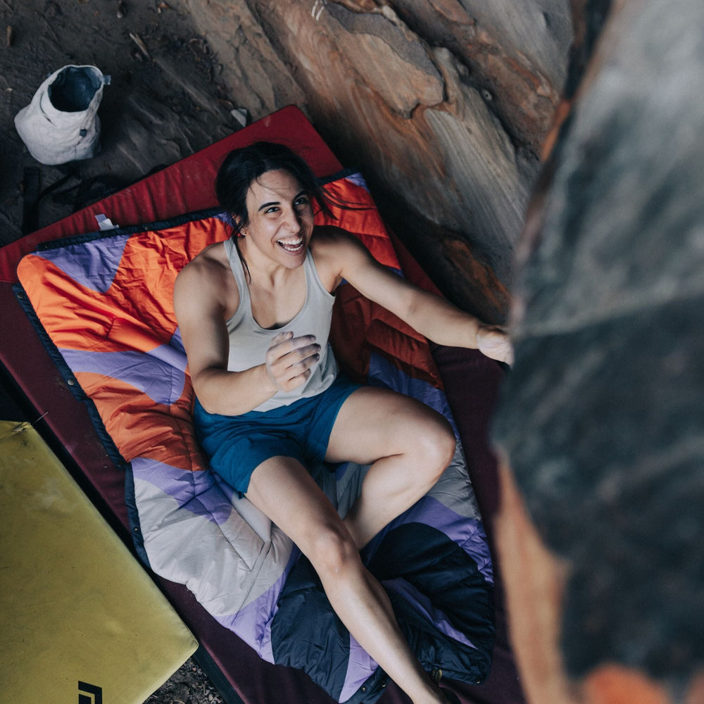 VOITED Recycled Ripstop Outdoor Camping Blanket - Tide