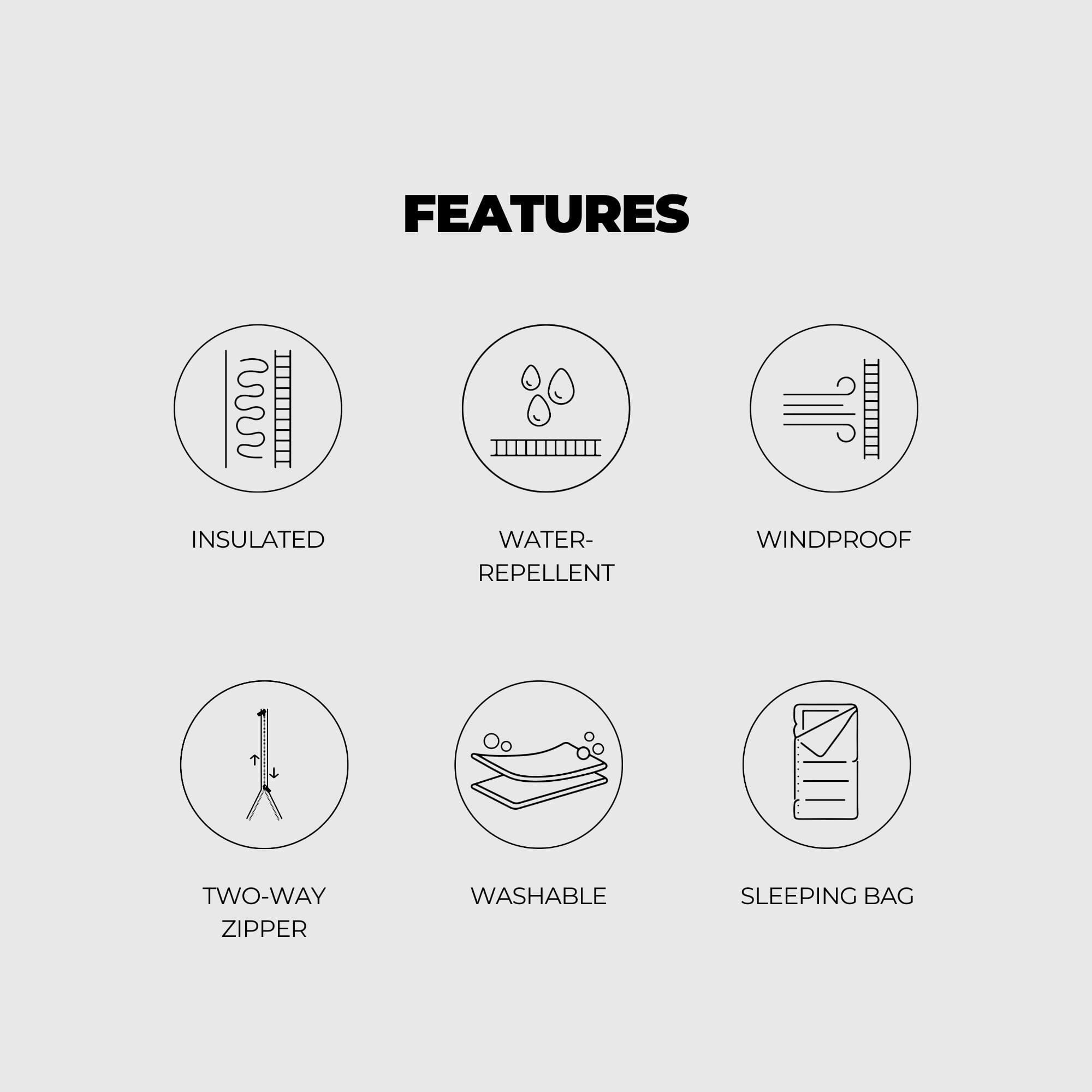 VOITED Slumber Zip Sack Blanket - Origin | Versatile Sleeping Bag