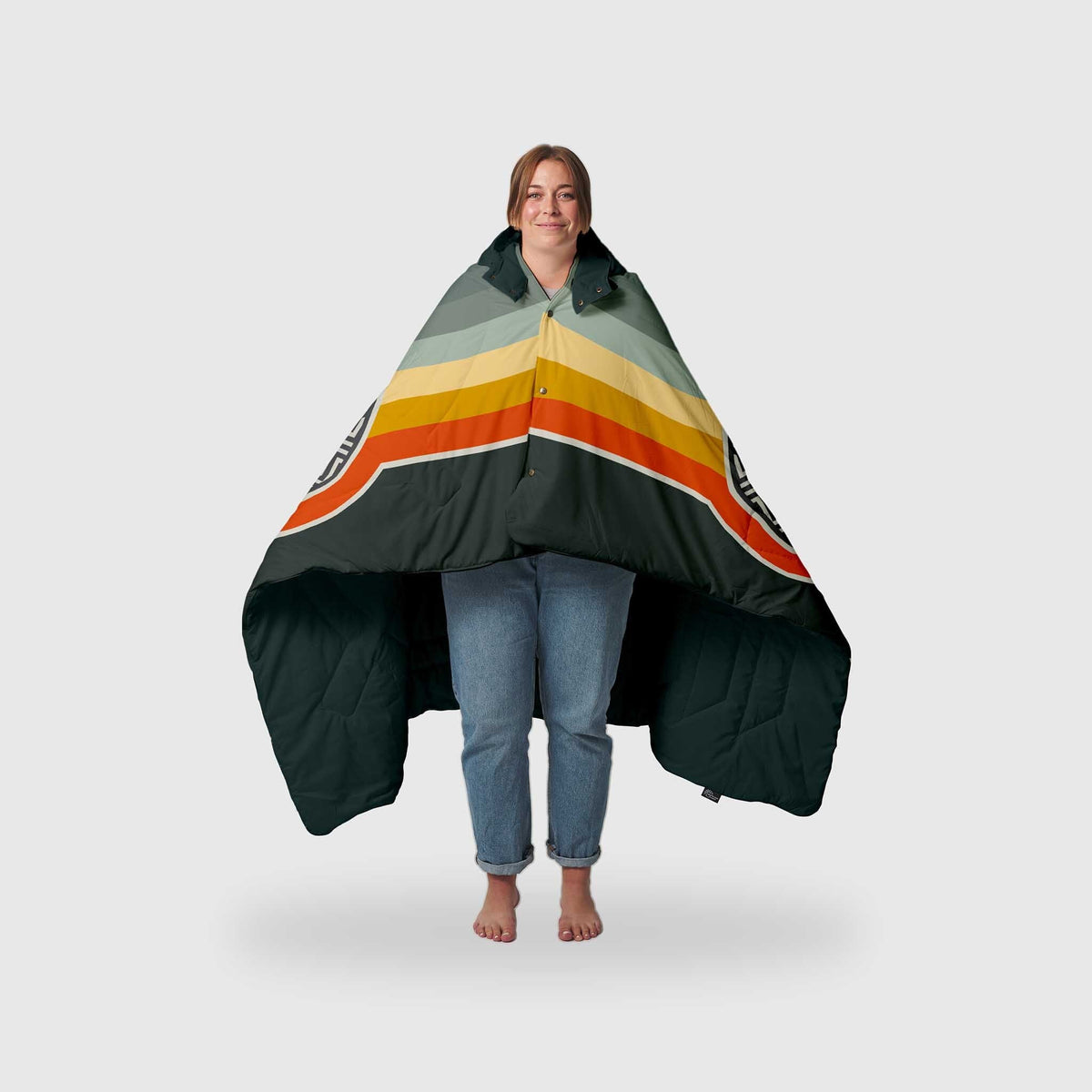 VOITED Recycled Ripstop Travel Blanket - Camp Vibes / Greengabel