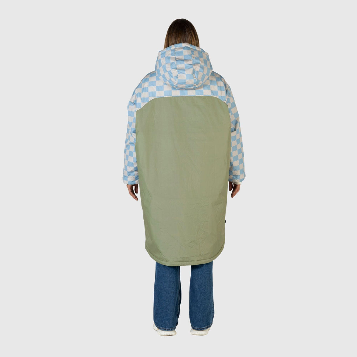 VOITED 3rd Edition Outdoor Changing Robe & Drycoat for Surfing, Camping, Vanlife & Wild Swimming - Blue Dancer