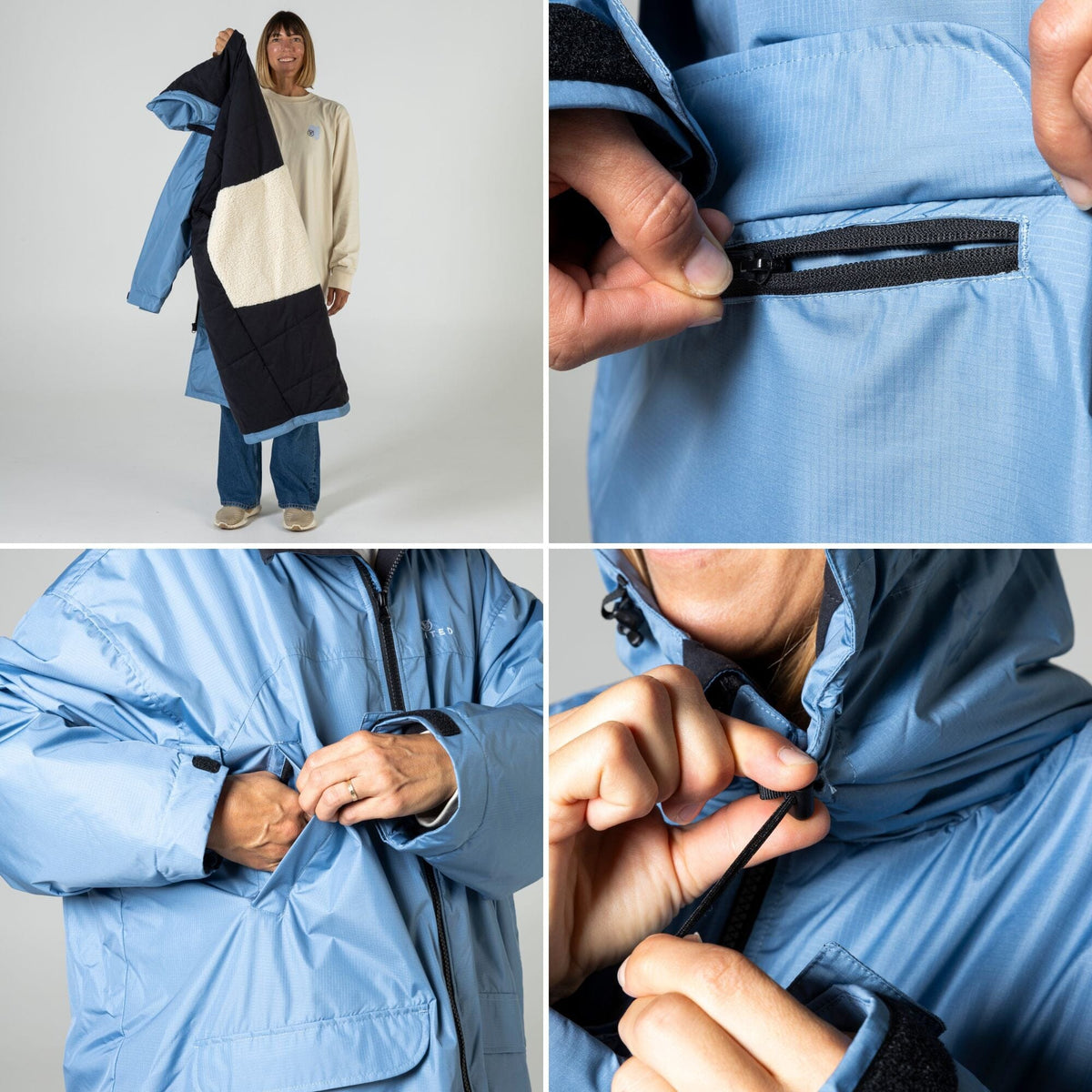VOITED 3rd Edition Outdoor Changing Robe & Drycoat for Surfing, Camping, Vanlife & Wild Swimming - Wavecheck