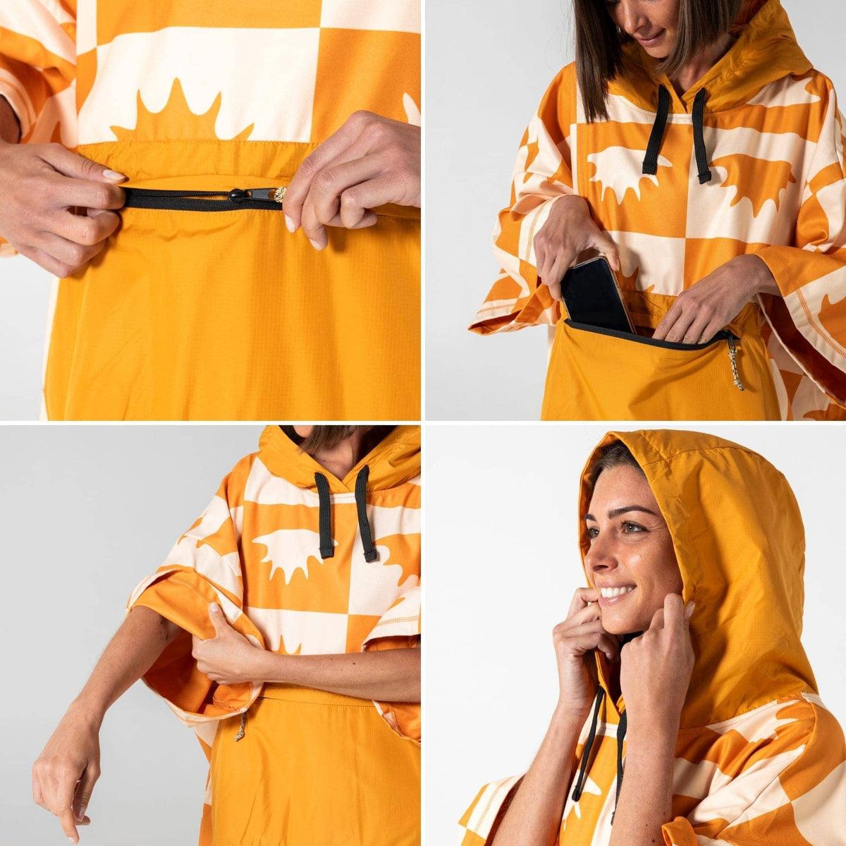 VOITED Micro Fleece Poncho - Concha