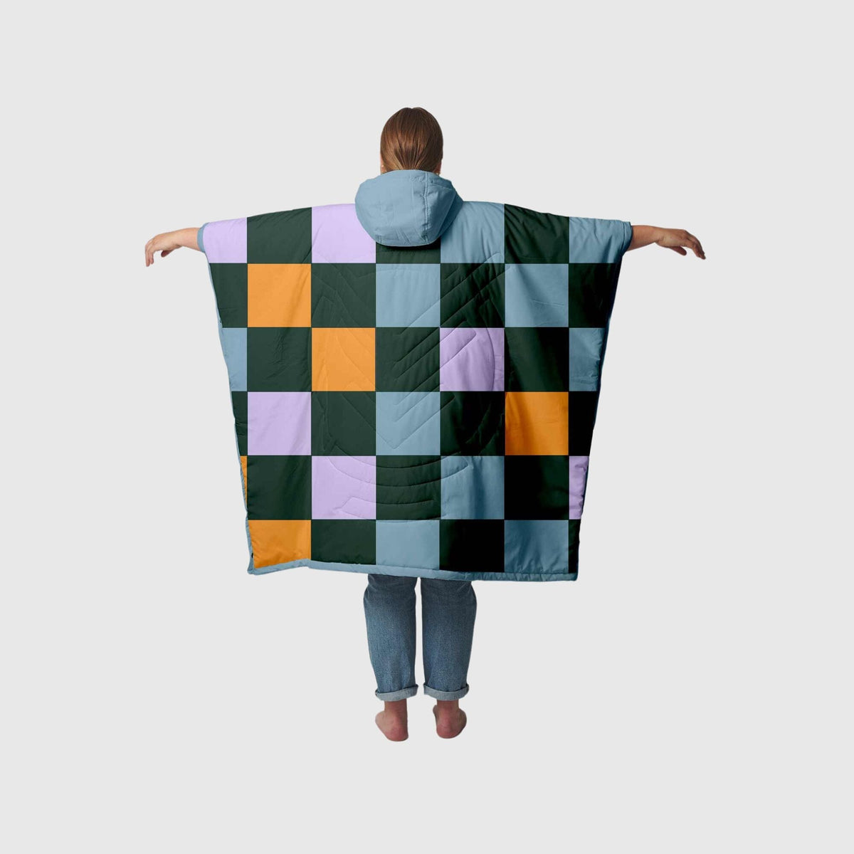 VOITED Trooper Outdoor Premium Poncho-Blanket - Cheeckers