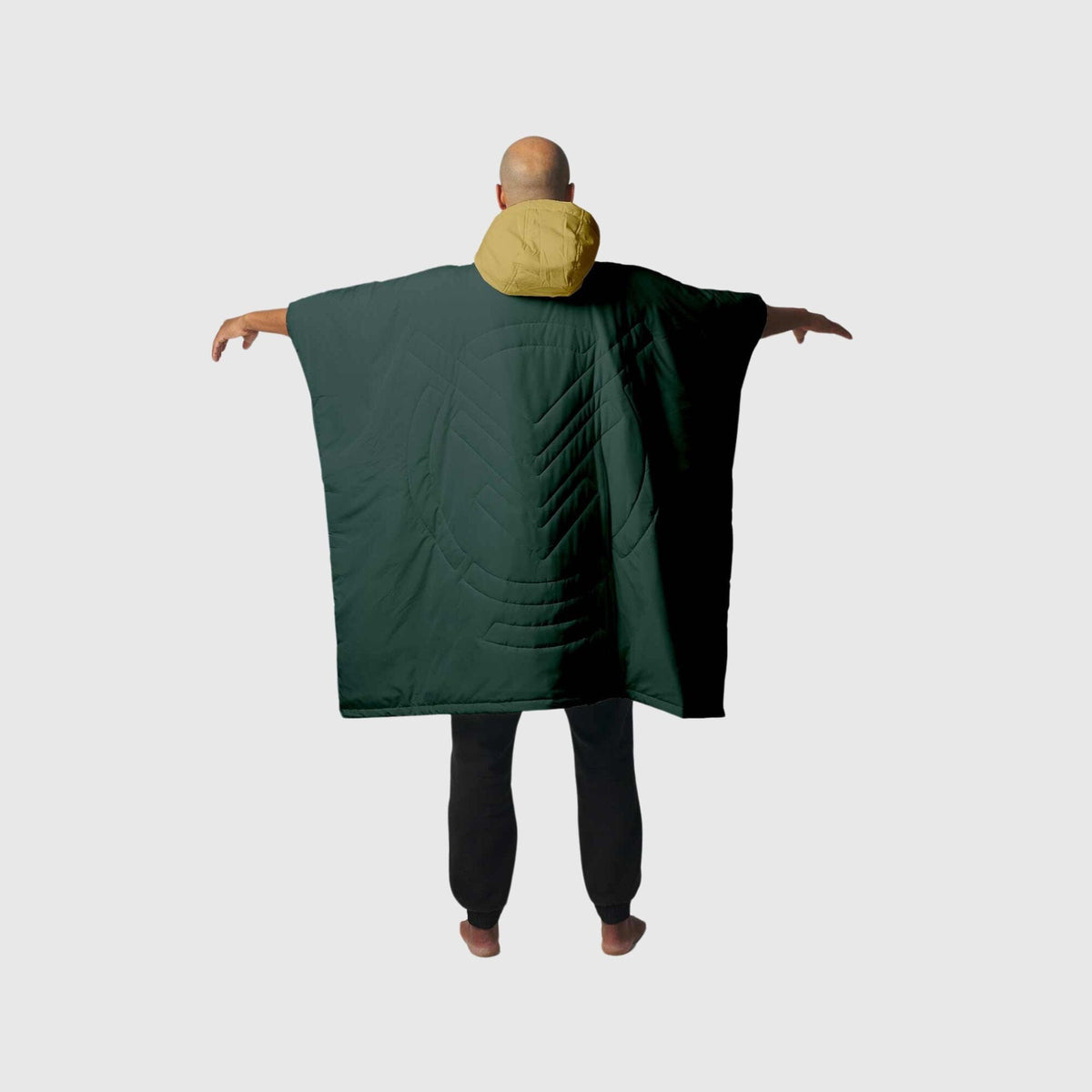 VOITED Trooper Outdoor Premium Poncho-Blanket - Green Gabels / Dusty Sand
