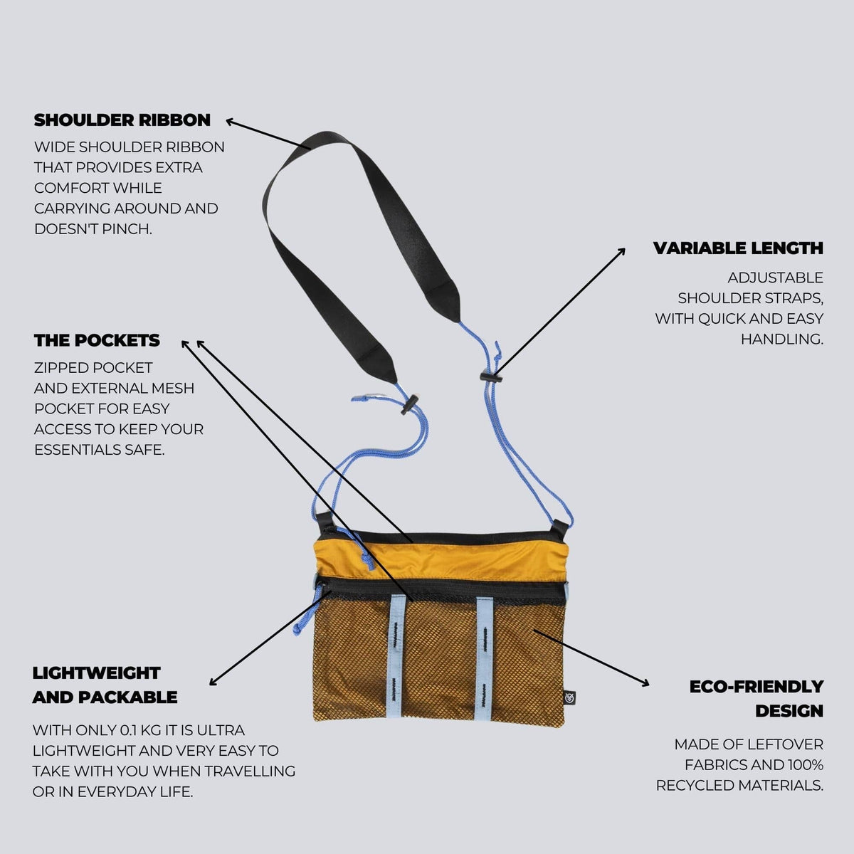 VOITED Essentials Shoulder Bag - Cameo Green/Sundial