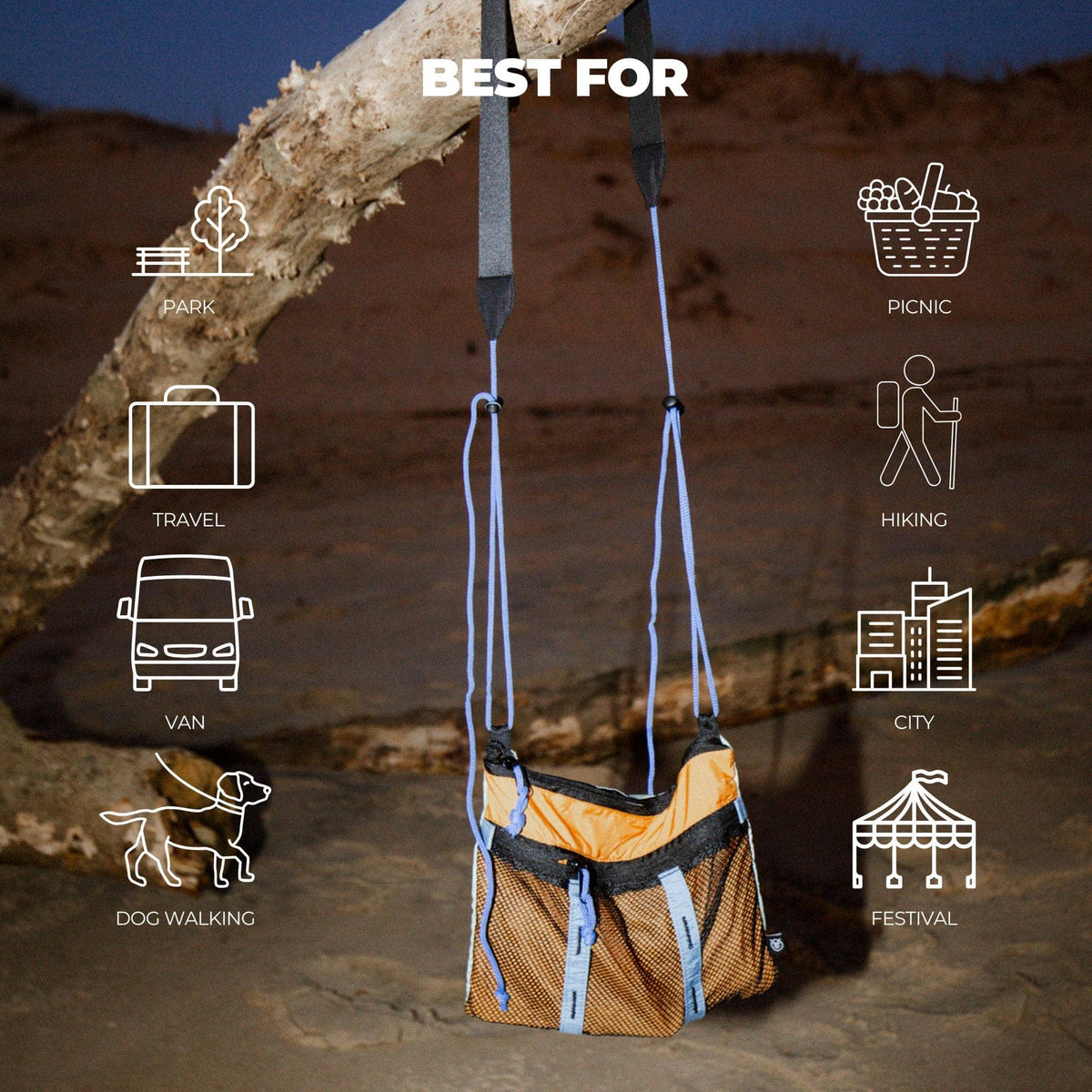 VOITED Essentials Shoulder Bag - Cameo Green/Sundial