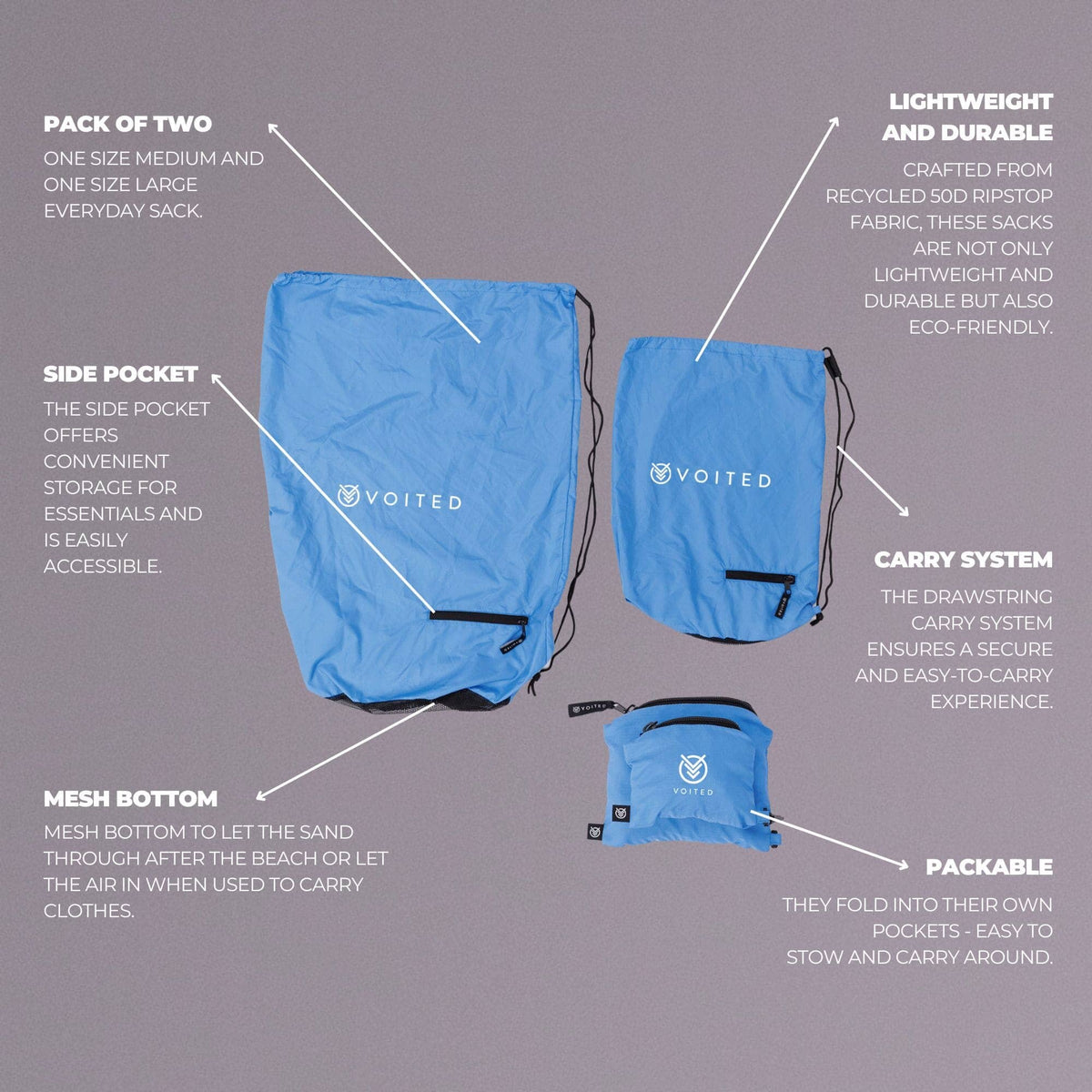 VOITED Everyday Sacks - Waterfall