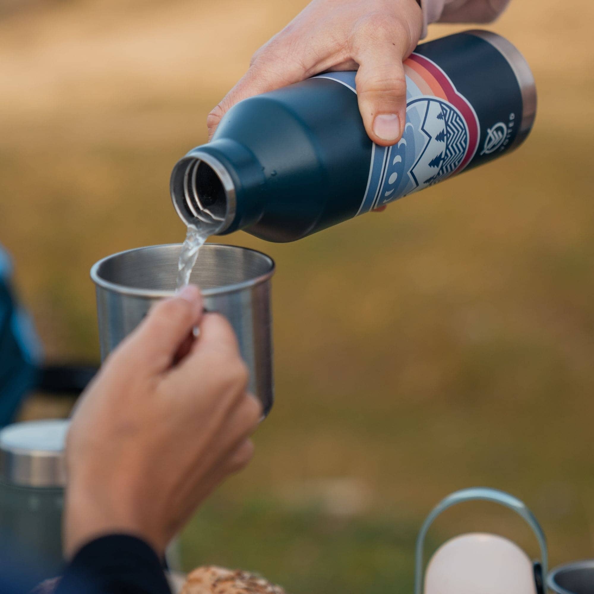 Mizu x VOITED Insulated Bottle - Camp Vibes Two | 800ml Stainless