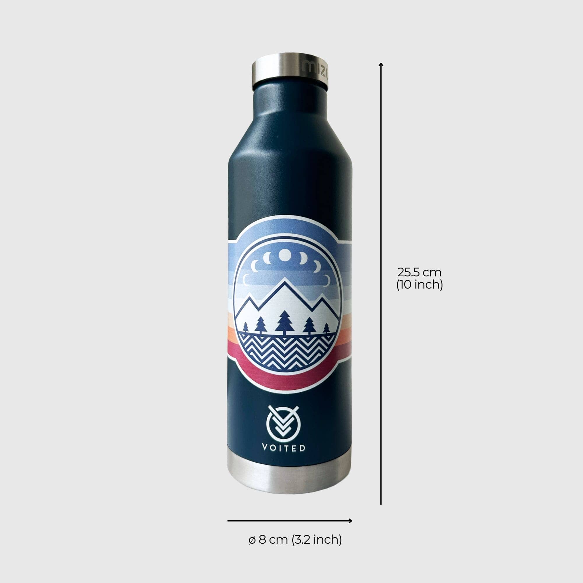 Mizu x VOITED Insulated Bottle - Camp Vibes Two | 800ml Stainless