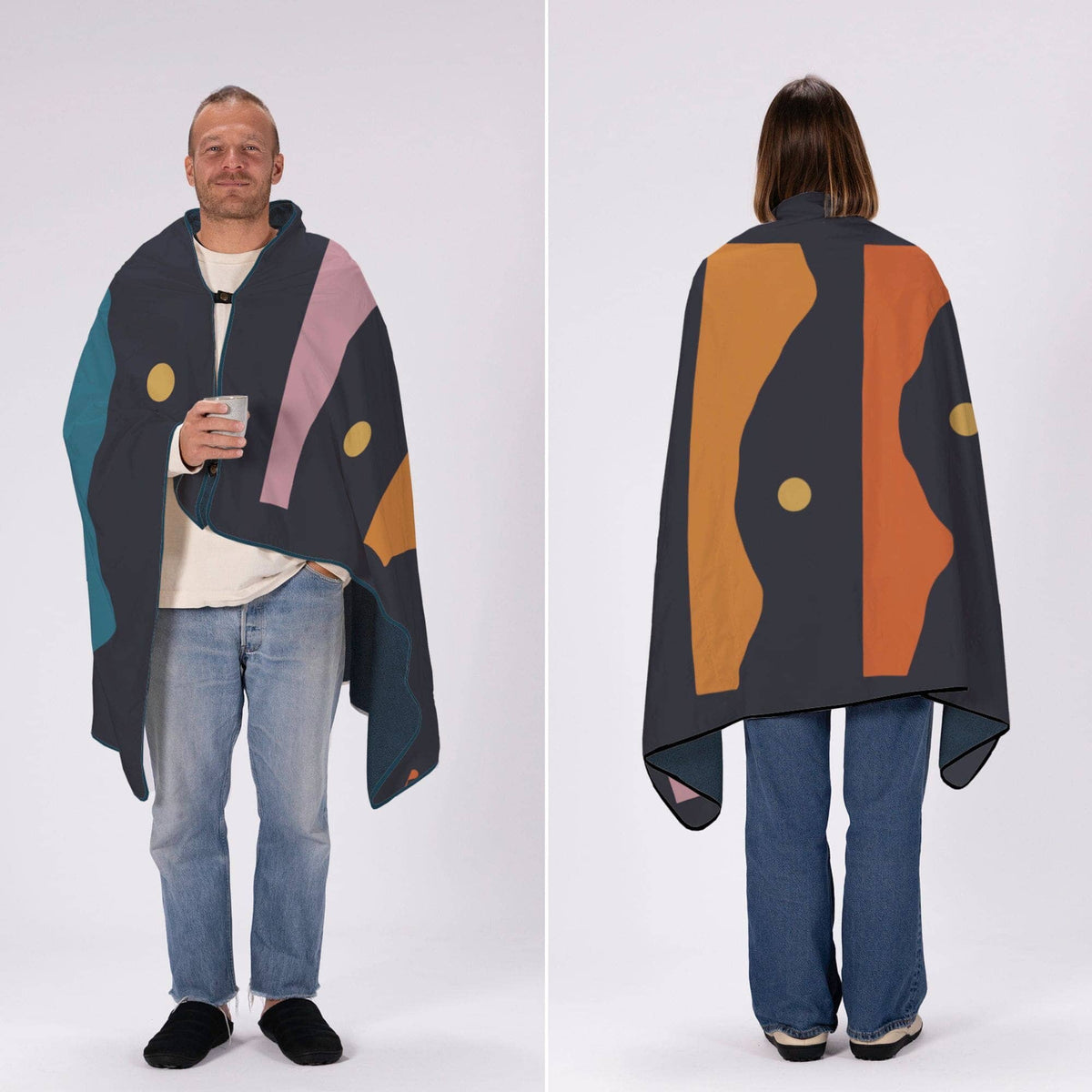 VOITED NeckPack Travel Pillow Blanket - Trailtrekker