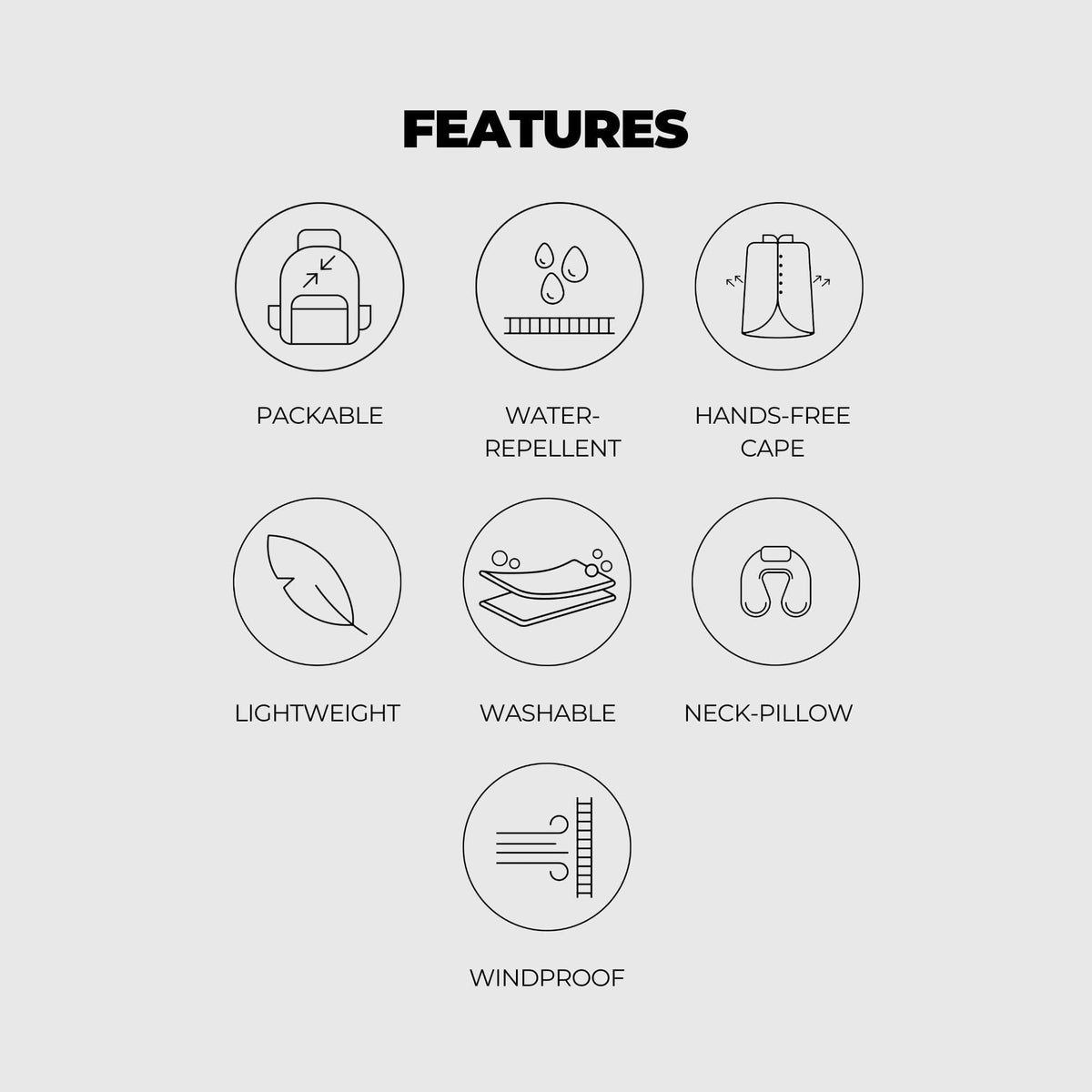 VOITED NeckPack Travel Pillow Blanket - Trailtrekker